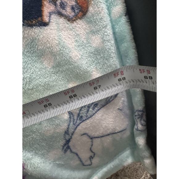 Disney The Big One Frozen Throw Blanket Elsa Blue Winter Olaf - Picture 4 of 5